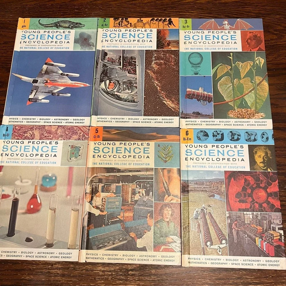 Vintage Young People's Science Encyclopedia 20 Volume Set (x-98)